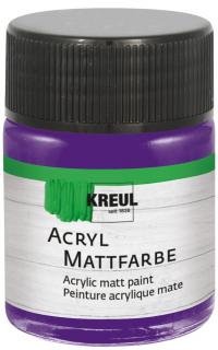 KREUL barva akrylová matná fialová 50 ml (KREUL barva akrylová matná fialová 50 ml)