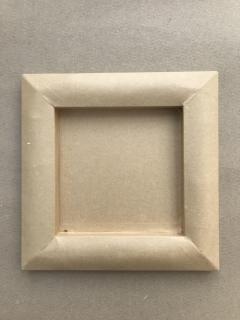 Papírový rámeček s podložkou 25x25 cm (Rámeček z papíru s podložkou 25x25 cm)