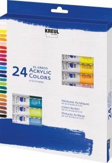 Sada akrylových barev 24 ks x 12 ml (Sada akrylových barev 24 ks)