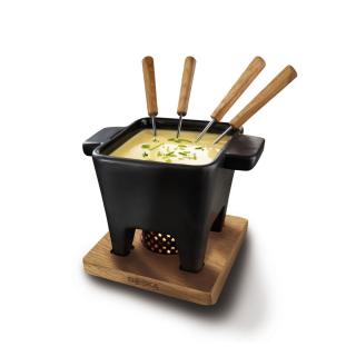 Souprava na fondue černá 400ml