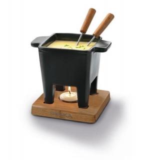 Souprava na fondue černá