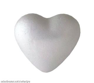 Aranžovací srdce 8 cm - POLY