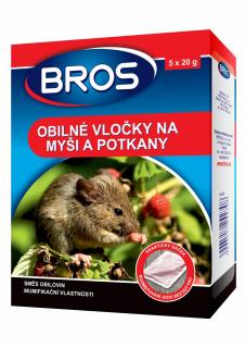 Bros - Obilné vločky na myši, krysy a potkany 100 g