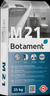 Botament M 21 - flexibilní tmel Balení hmotnost: paleta 42 pytlů = 1050 kg