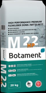 Botament M 22 HP C2 - flexibilní lepící tmel Balení hmotnost: 20 kg