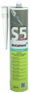 Botament S 5 SUPAX, 300 ml - sanitární silikon pro mokré prostředí Barva: transparentní