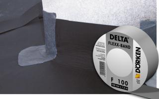 Dörken DELTA FLEXX BAND F 100 - lepicí průtažná páska pro fólie DELTA