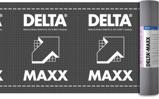 Dörken DELTA-MAXX, pevná pojistná hydroizolace pro dvouplášťové šikmé střechy
