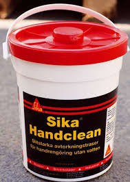 Sika Handclean - čistící ubrousky na ruce 70 ks