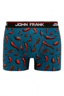 Boxerky Hot peppers John Frank Barva: Modrá, Velikost: S