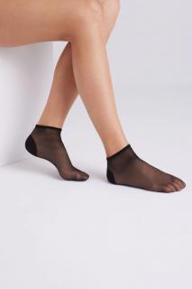 Dámské kotníkové ponožky 10DEN 18128 YSabel Mora Barva: Černá, Velikost: one size