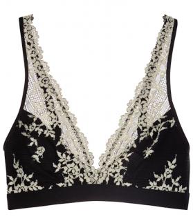 Krajková černobílá bralette podprsenka Embrace Barva: Mix, Velikost: M