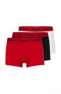 Pánské bavlněné boxerky Hugo 3pack Barva: Mix, Velikost: L