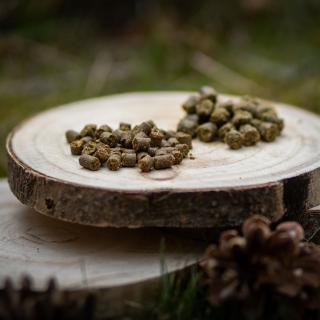 Tréninkové rybí bobky s řasou velikost: 500 g