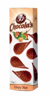 Belgické čokoládové chipsy Hamlet - Lískový oříšek, 125 G