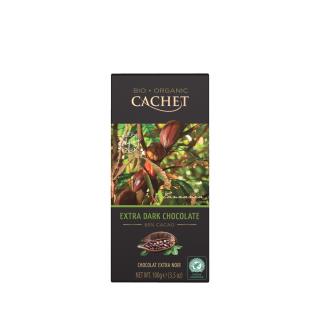 Tabulková čokoláda Cachet - BIO extra hořká 85%, 100 G