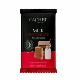 Tabulková čokoláda Cachet - Mléčná 32%, 300 G