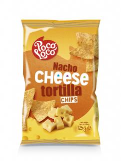 Tortilla Chips Poco Loco - Sýrové, 125 G