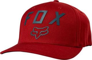 Pánská kšiltovka FOX NUMBER 2 FLEXFIT HAT, BORDEAUX, LFS18F (Fox Racing USA)