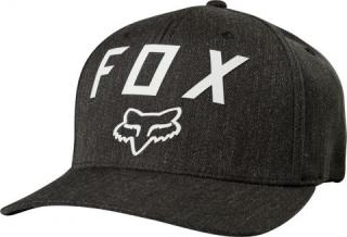 Pánská kšiltovka FOX NUMBER 2 FLEXFIT HAT, HEATHER GRAPHITE, LFS18F (Fox Racing USA)