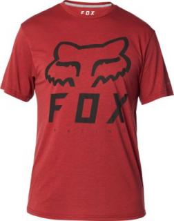 Pánské tričko FOX HERITAGE FORGER SS TECH TEE, HEATHER RED, LFS18F vel. M (FOX Racing)