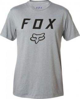 Pánské tričko FOX LEGACY MOTH SS TEE, HEATHER GRAPHITE, LFS18F vel. L (FOX Racing)