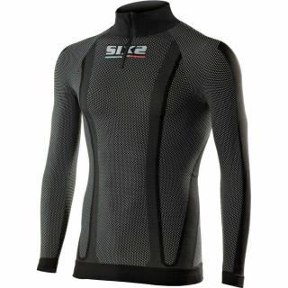 SIXS TS13 funkční tričko s dl. rukávem, stojáčkem a zipem S