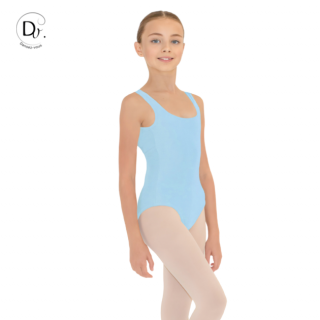 Dětský baletní dres  na široká ramínka mikrovlákno MC  moudra