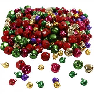 Barevné rolničky, sada 320 kusů (10 a 14 mm)