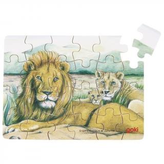 Mini dárková puzzle Safari
