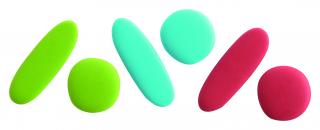 Oblázky Rainbow Pebbles v pastelových barvách - 36 kusů