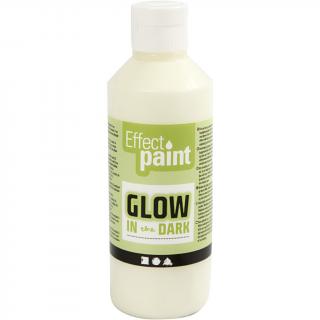 Světelkující fluoreskující barva svítící ve tmě, 250 ml