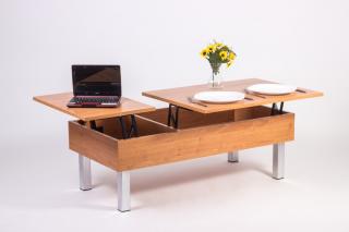 Chytrý konferenční stůl Premium Olše 120 x 60 cm