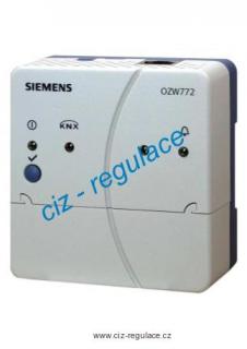 OZW772.04 (Web server, 4 přístroje KNX, Ethernet)