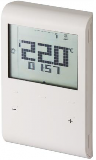 RDE100.1RFSet (Týdenní programovatelný termostat + spínací jednotka)
