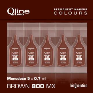 BROWN 800 MX středně hnědá teplá 5x 0,7ml