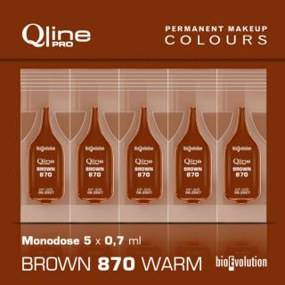 BROWN 870 WARM 5x0,7ml