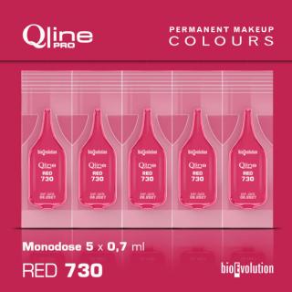 RED 730 studená fuchsiová barva  5x0,7ml