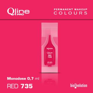 RED 735 studená s růžovým nádechem 0,7ml