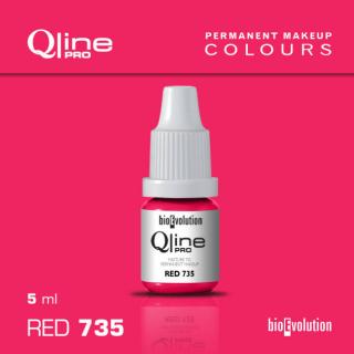 RED 735 studená s růžovým nádechem 5 ml