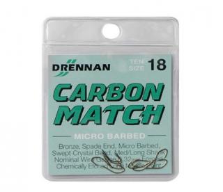 Drennan háček na plavanou Carbon Match 10ks/vel.14
