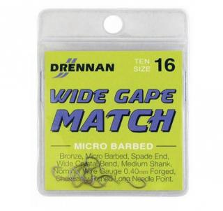 Drennan háček na plavanou Wide Gape Match 10ks/vel.22