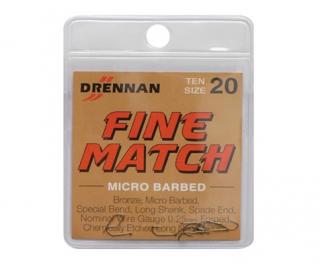 Drennan háčky na plavanou Fine Match 10ks/vel.16