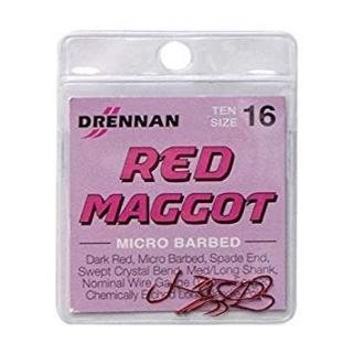 Drennan háčky na plavanou Red Maggot 10ks/vel.20