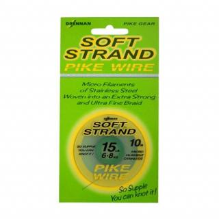 Drennan Soft Strand Wire - candátové jemné lanko 10m/15lb