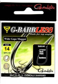 Gamakatsu G-BL Wide Gape Maggot vel.10