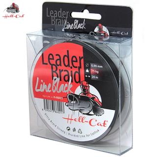 Hell-Cat Návazcová šňůra Leader Braid Line Black 1,20mm, 100kg, 20m