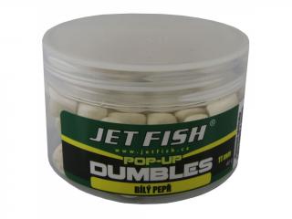 Jet Fish Fluoro pop-up dumbles 11mm : bílý pepř