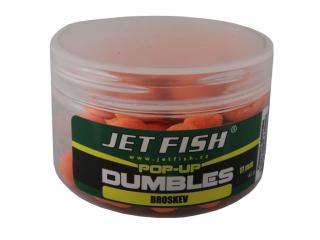 Jet Fish Fluoro pop-up dumbles 11mm : broskev