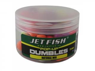 Jet Fish Fluoro pop-up dumbles 11mm : natural mix